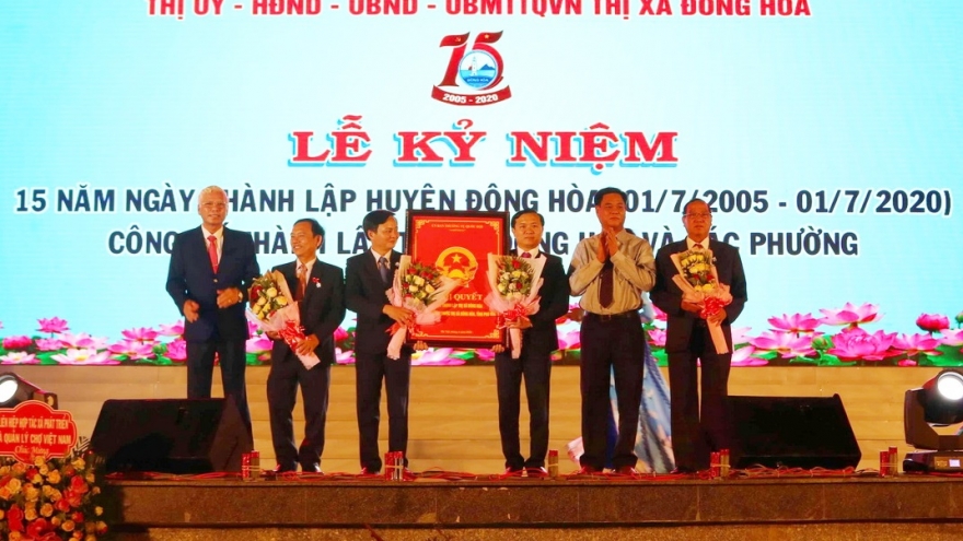 Công bố thành lập thị xã Đông Hòa, tỉnh Phú Yên