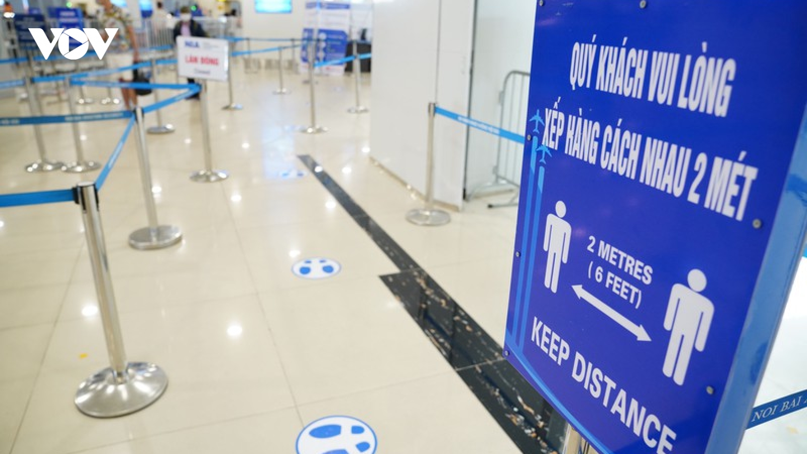 Sân bay Nội Bài khai thác an toàn sau nới lỏng cách ly xã hội