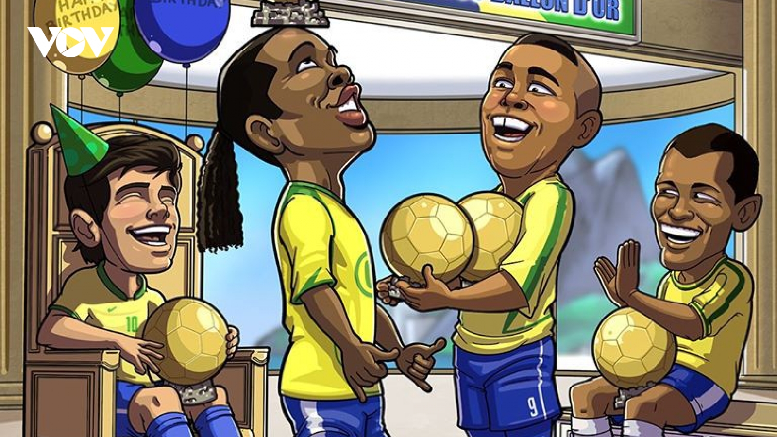Biếm họa 24h: “Hàng hot” Sancho không biết nên chon MU hay Liverpool