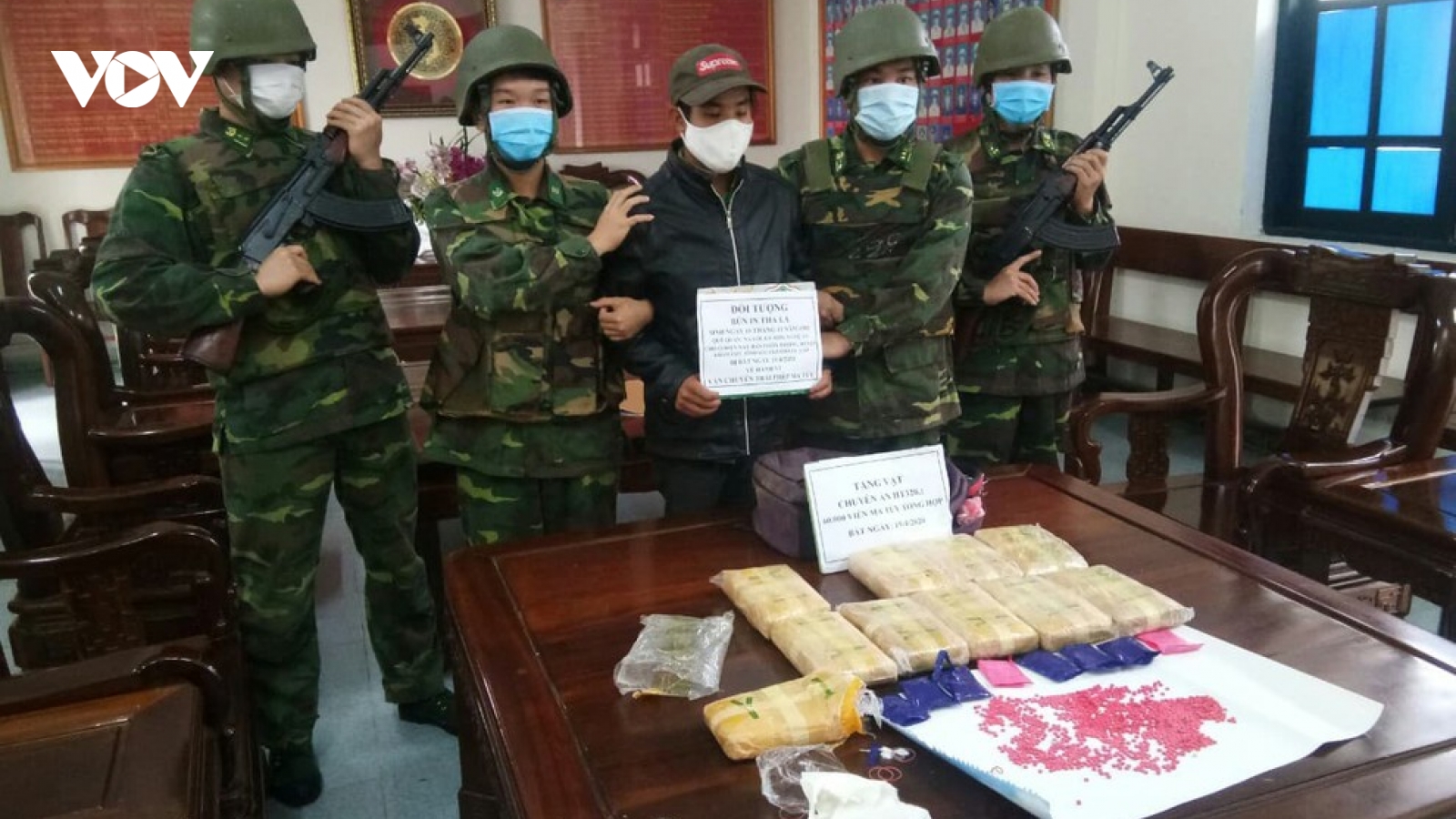 Bộ đội biên phòng Hà Tĩnh phá chuyên án ma túy lớn