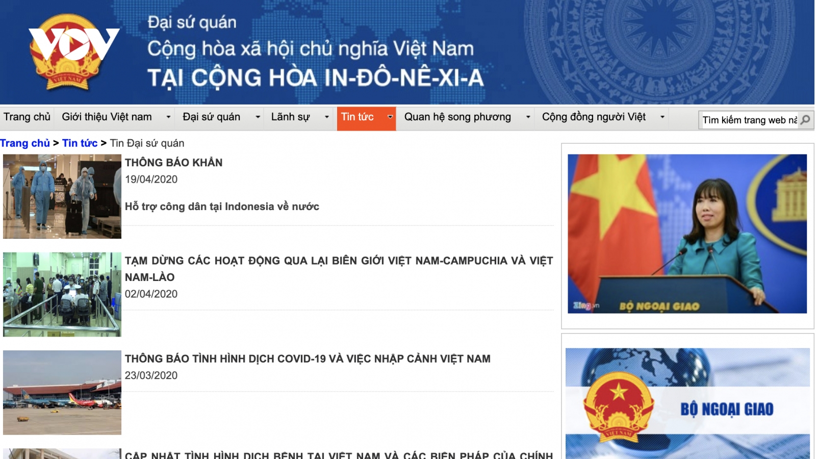 Khuyến cáo người Việt tại Indonesia đã đăng ký về nước
