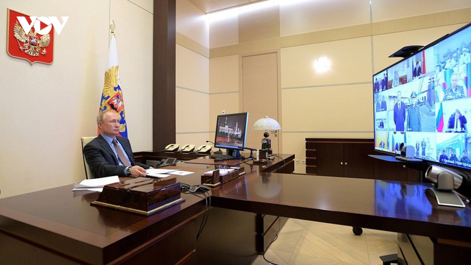 Tổng thống Nga V.Putin: dịch Covid-19 lây lan từ Moscow đến các vùng