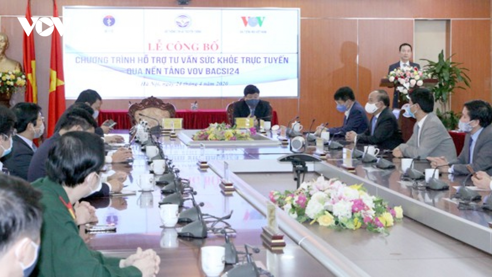 Công bố chương trình Hỗ trợ tư vấn sức khoẻ trực tuyến qua VOV Bacsi24