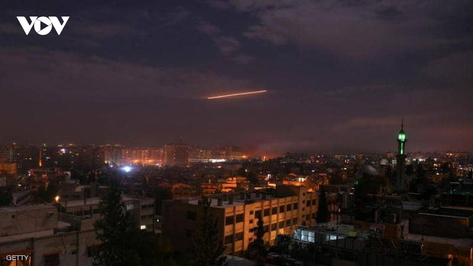 Israel tấn công vùng nông thôn thủ đô Damascus ở Syria