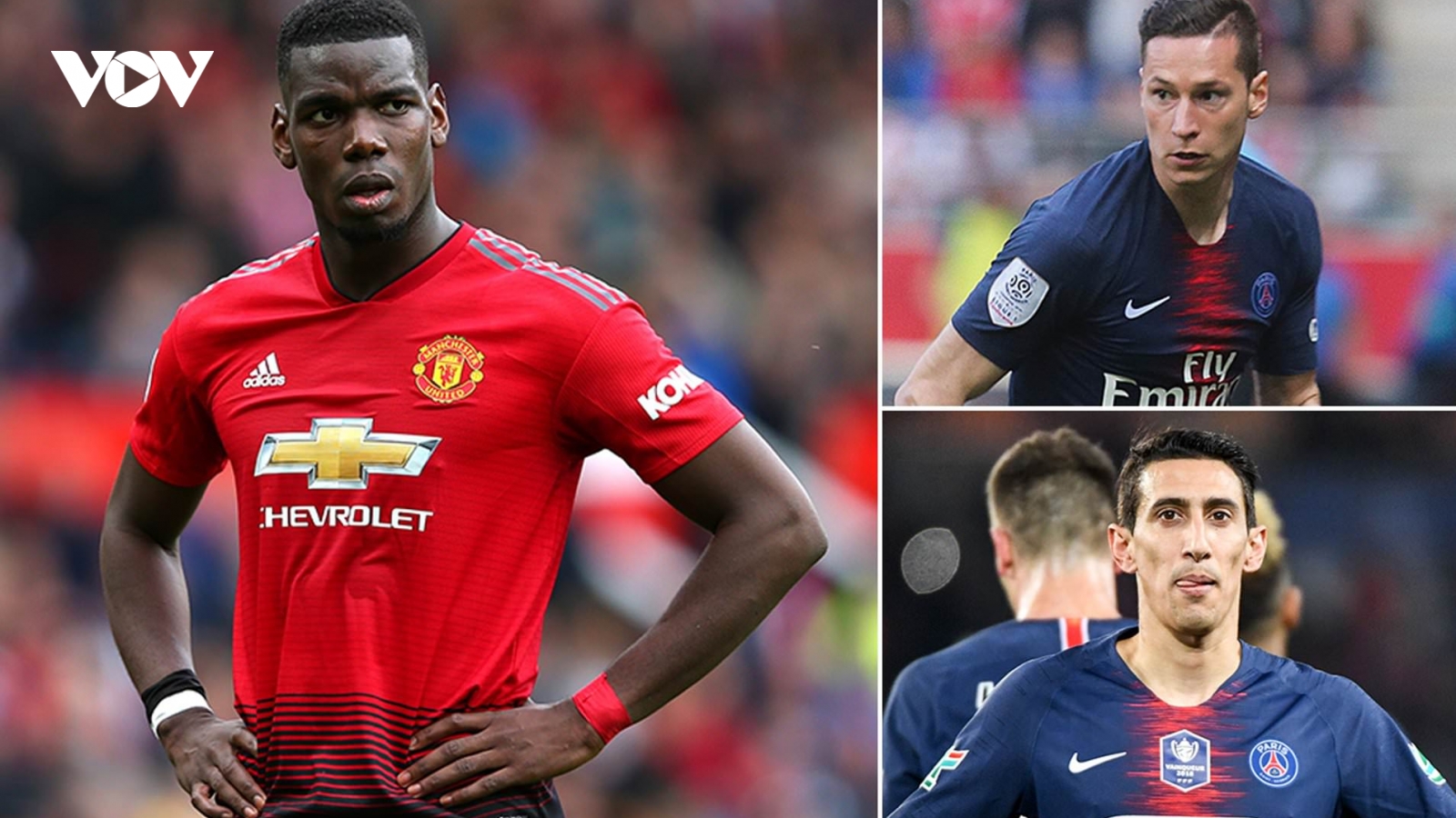PSG muốn đổi "người cũ" Angel Di Maria lấy Paul Pogba từ MU