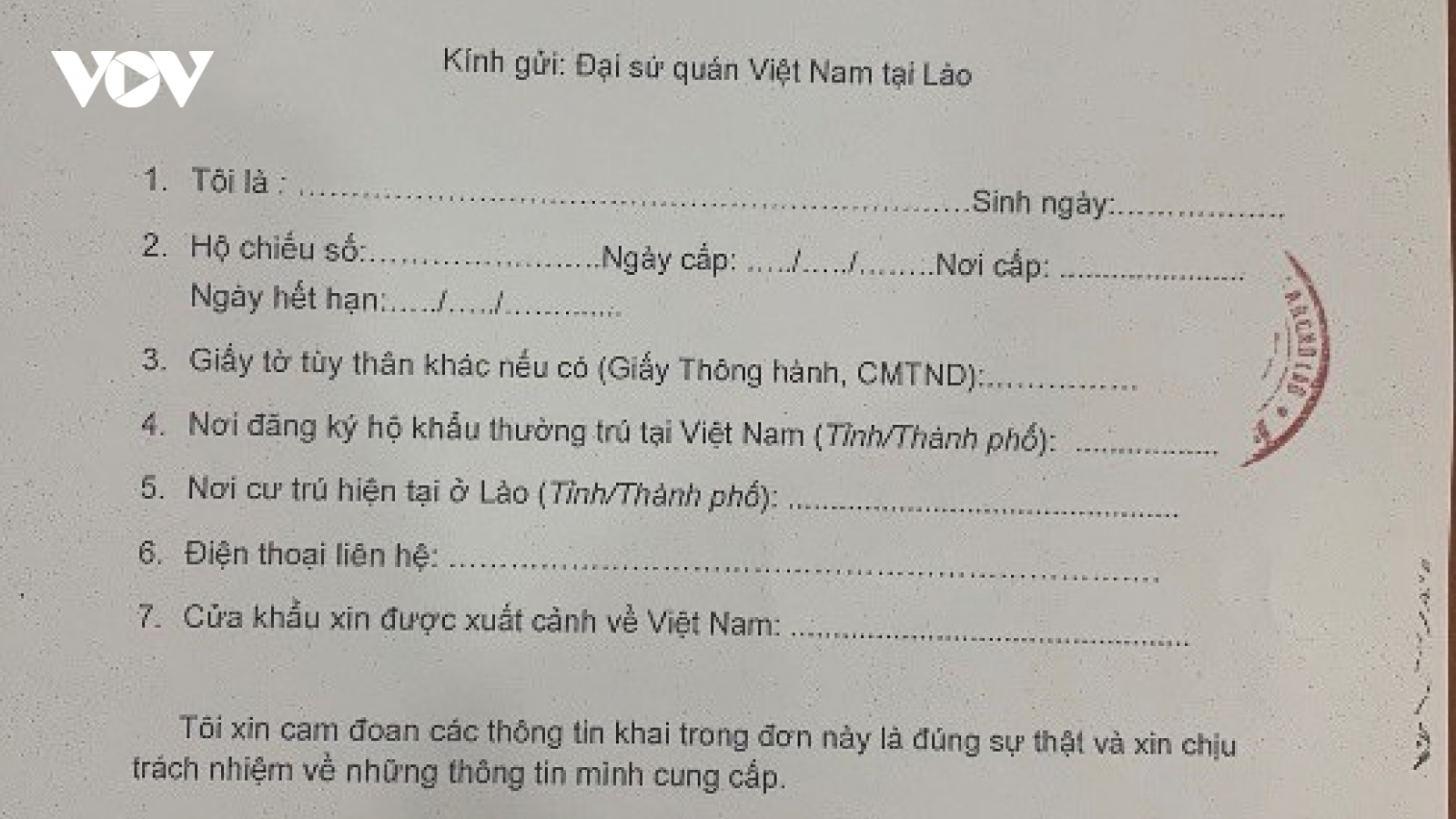Lào cho phép công dân Việt Nam về nước theo nguyện vọng