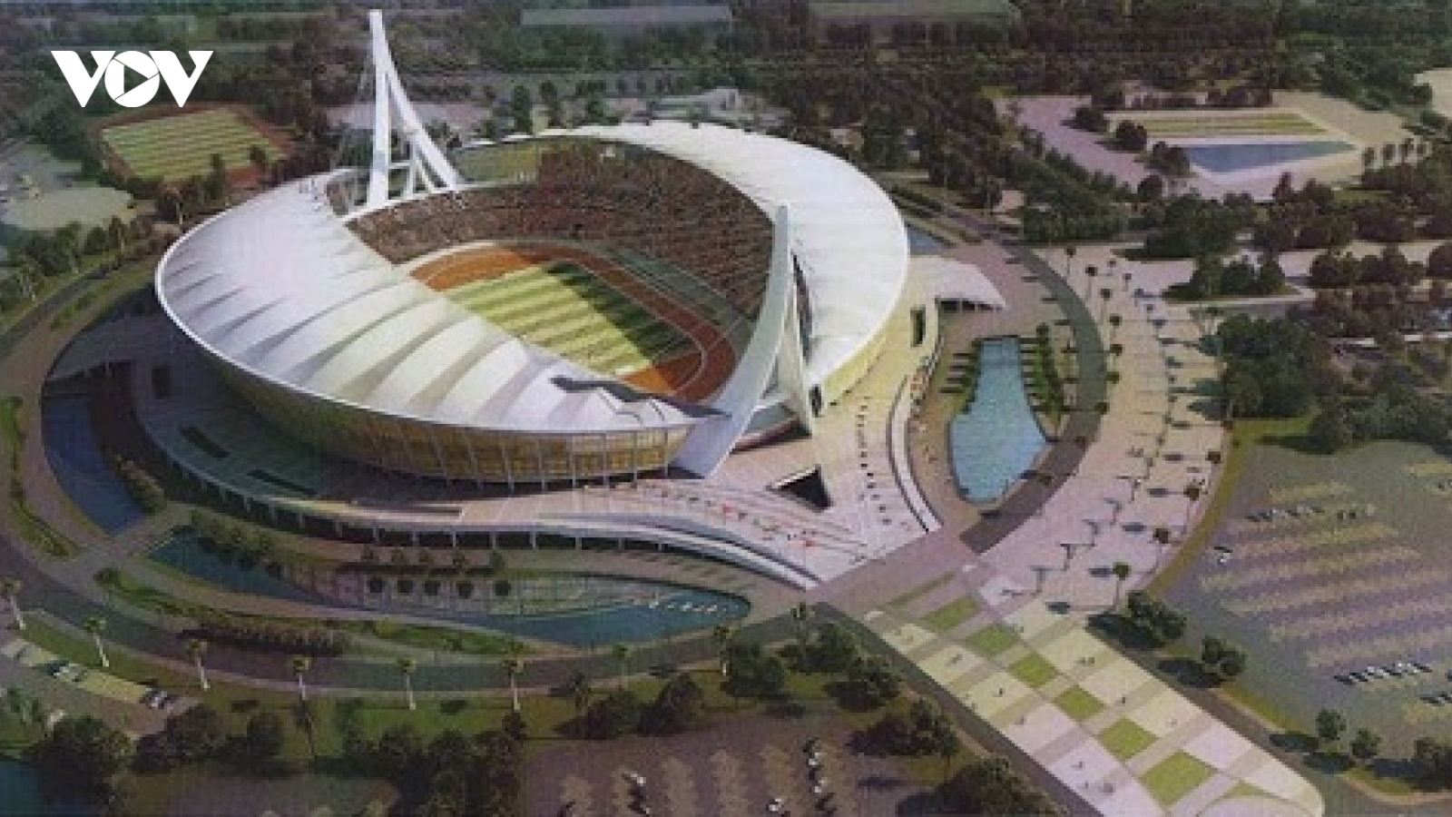 Campuchia sắp khánh thành sân vận động 75000 chỗ phục vụ SEA Games 32