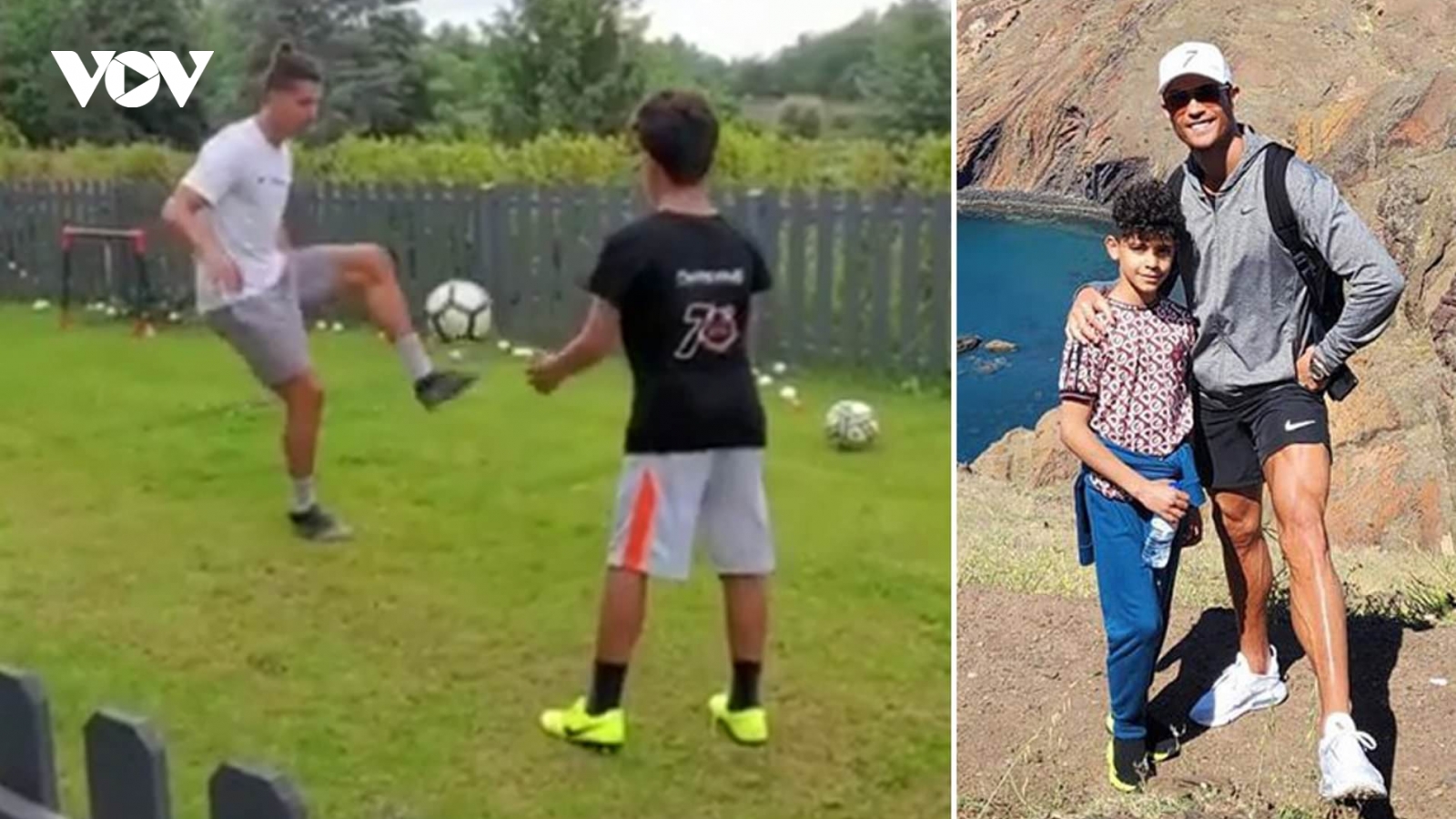 Con trai Ronaldo làm HLV giúp bố giữ phong độ trong thời gian cách ly