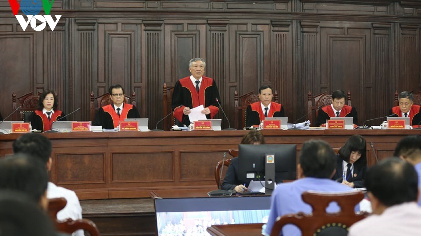 Chánh án TAND Tối cao Nguyễn Hòa Bình xét xử vụ Hồ Duy Hải