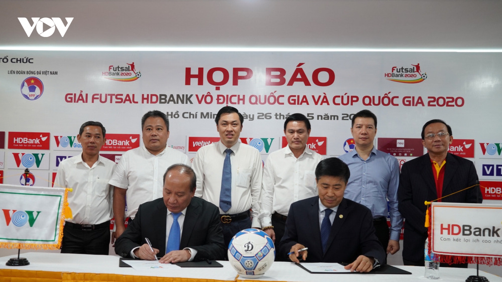VOV, VFF và HD Bank tiếp tục đồng hành tại các giải Futsal QG 2020