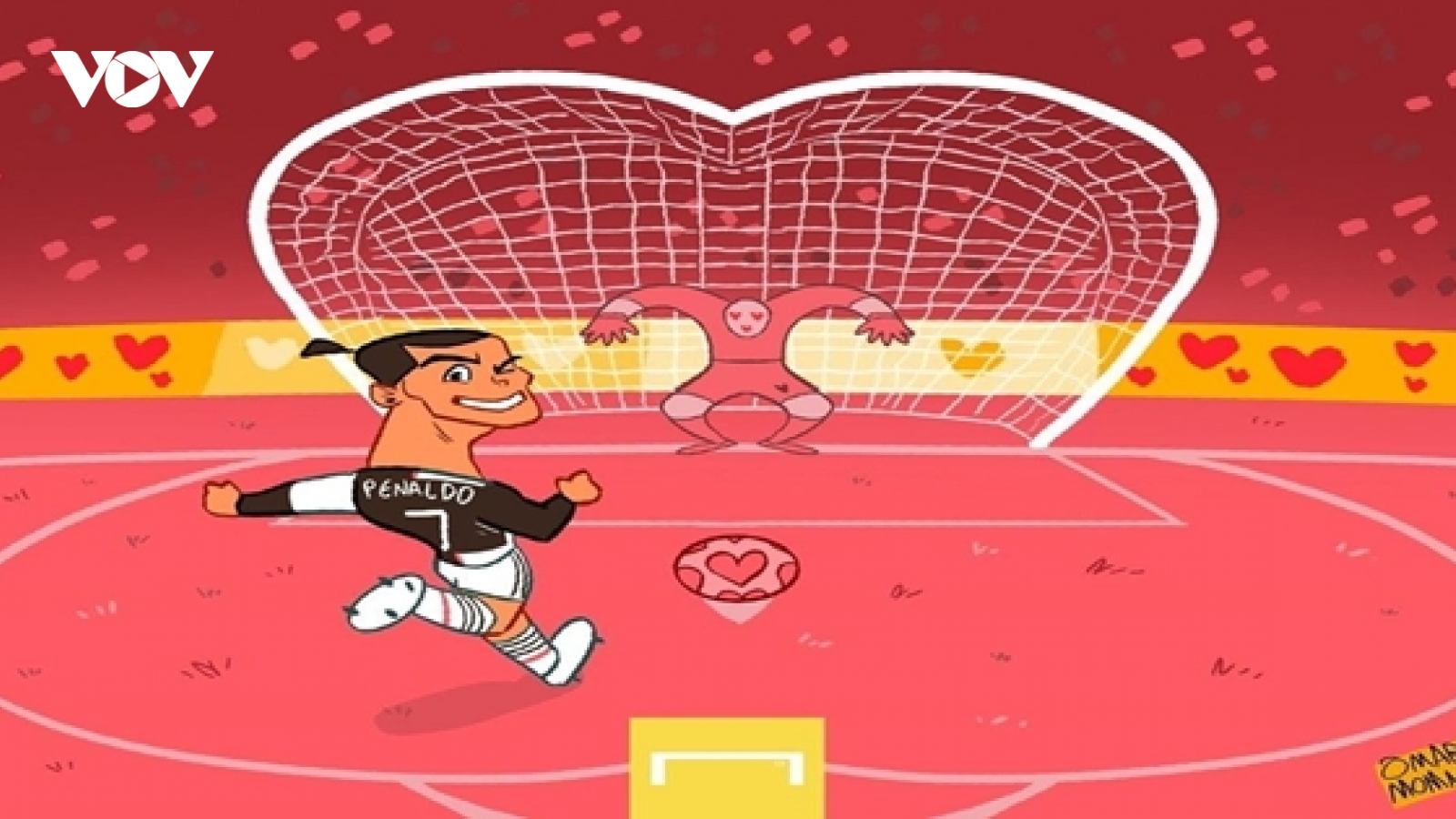 Biếm họa 24h: Cristiano Ronaldo "yêu say đắm" những quả penalty