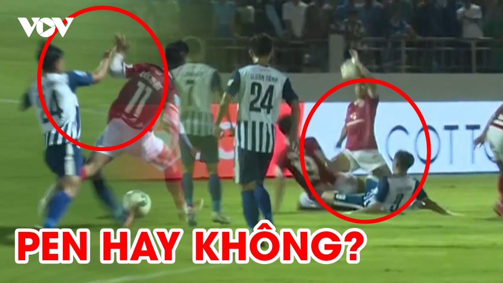 VIDEO: Trọng tài gây tranh cãi dữ dội ở trận Bà Rịa Vũng Tàu 0-0 Phố Hiến