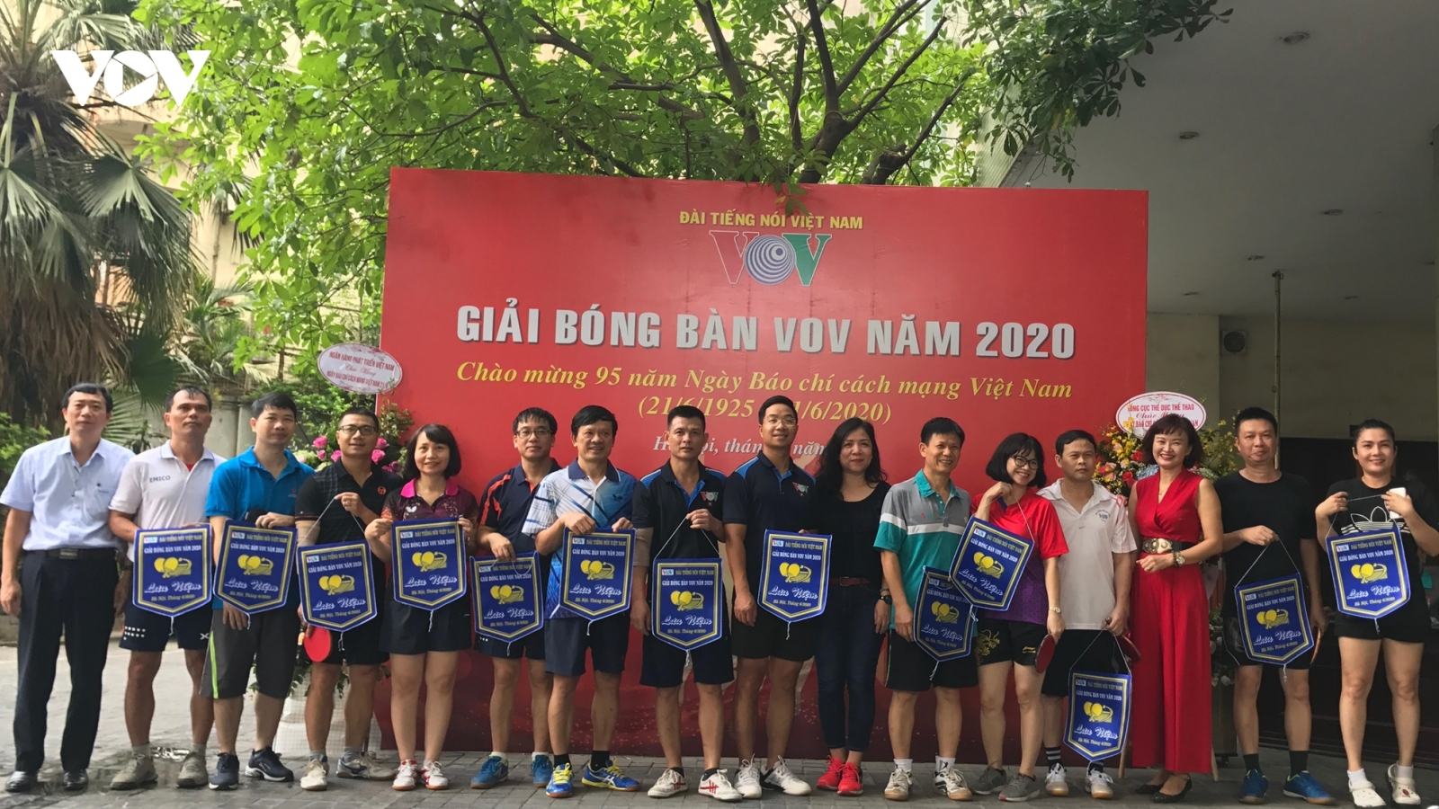 Khai mạc Giải Bóng bàn VOV kỷ niệm 95 năm Ngày Báo chí cách mạng Việt Nam