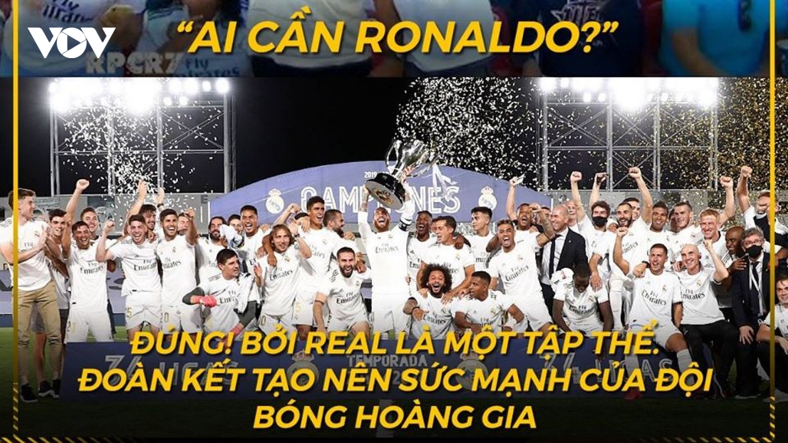 Biếm họa 24h: Real Madrid vô địch La Liga đầu tiên khi vắng Ronaldo