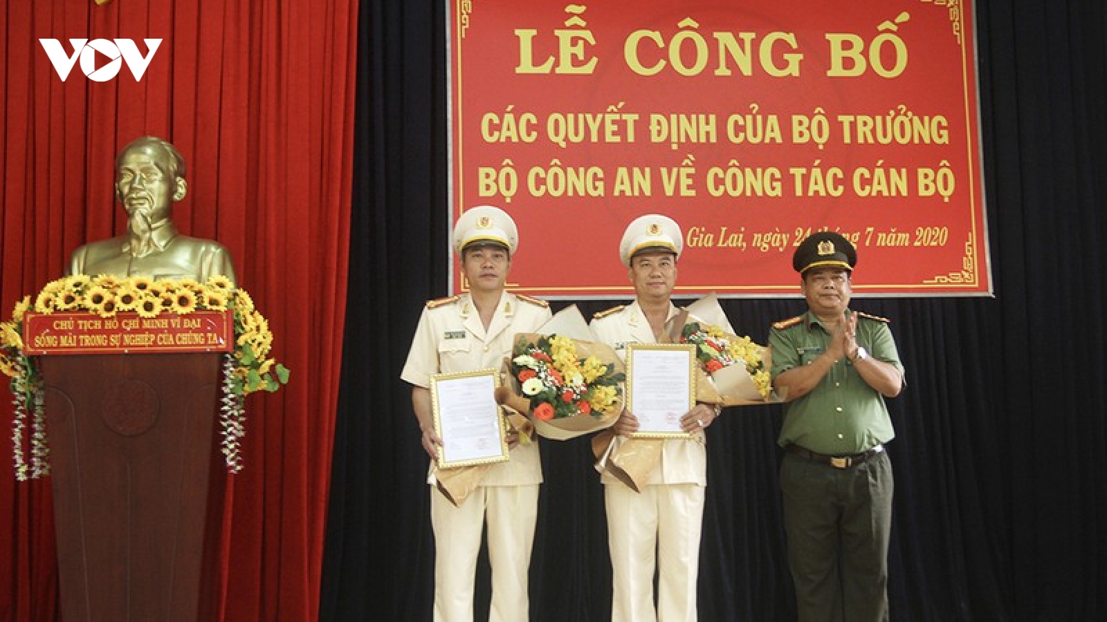 Bổ nhiệm hai Phó Giám đốc Công an Gia Lai