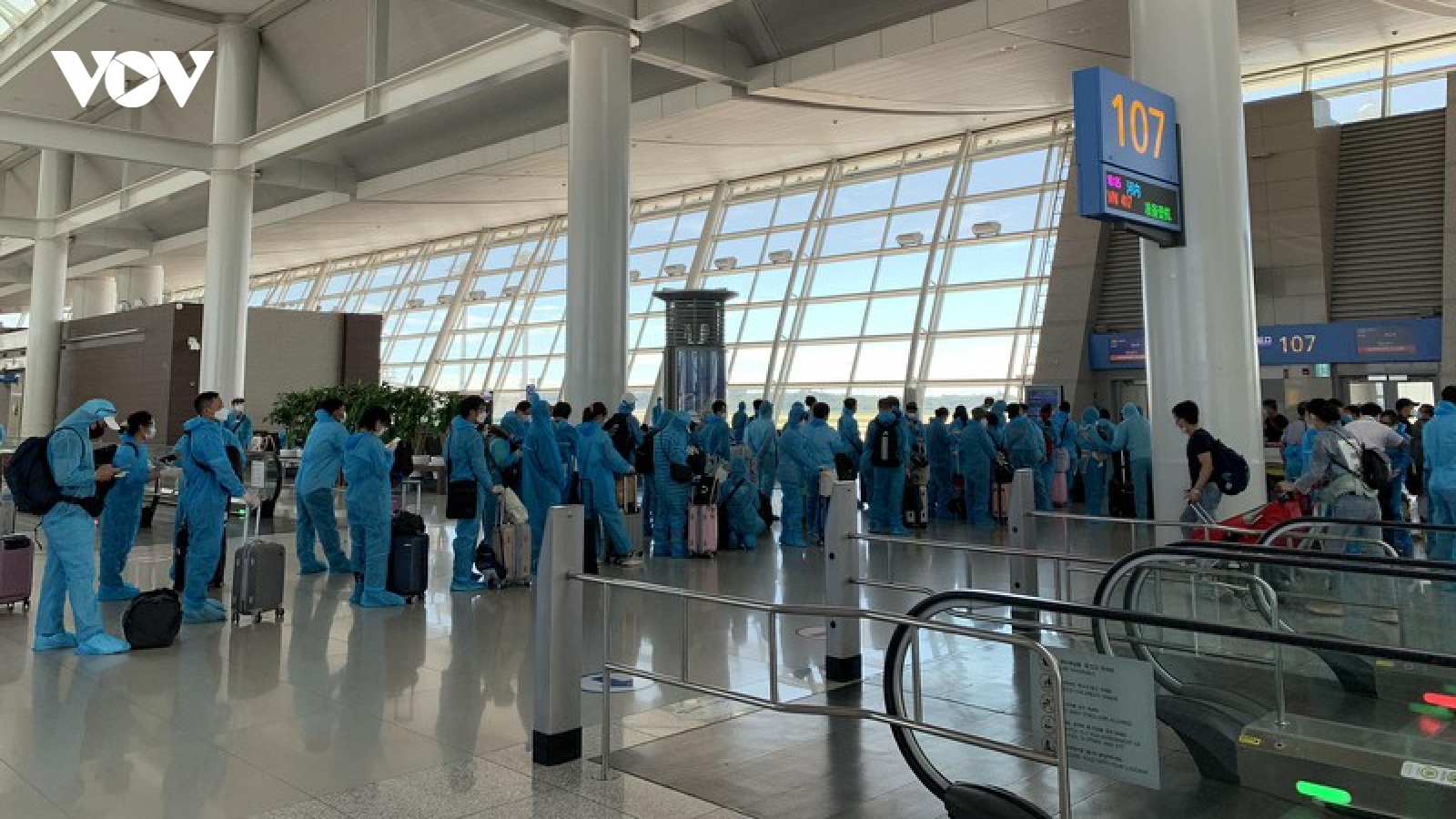 310 công dân từ Hàn Quốc về nước an toàn, được cách ly tập trung