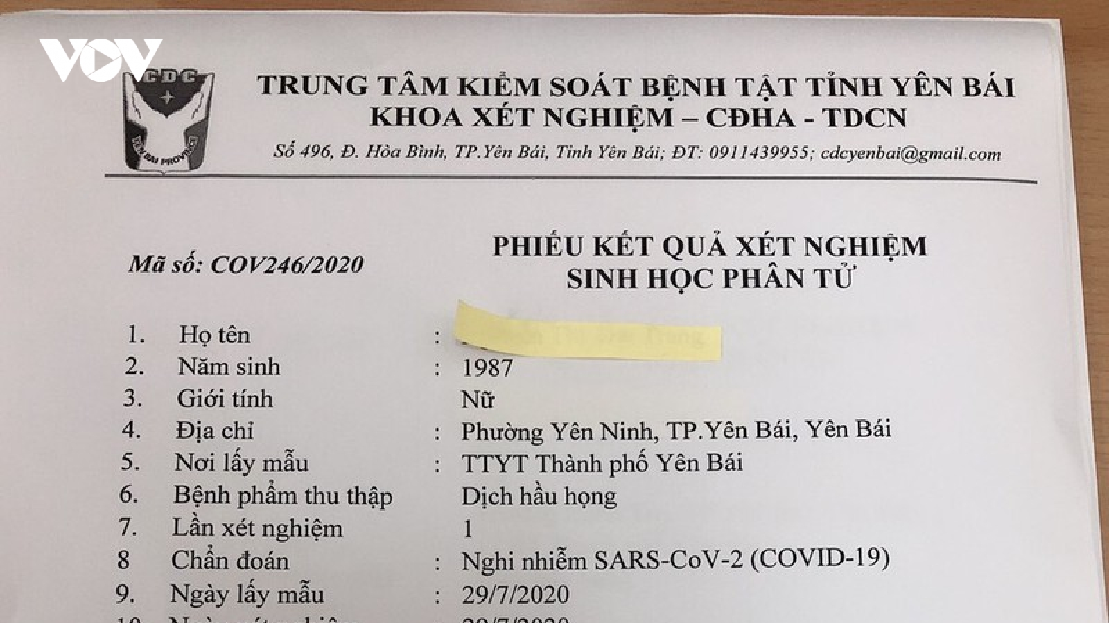 Hai trường hợp nghi mắc Covid-19 tại Yên Bái đều có kết quả âm tính