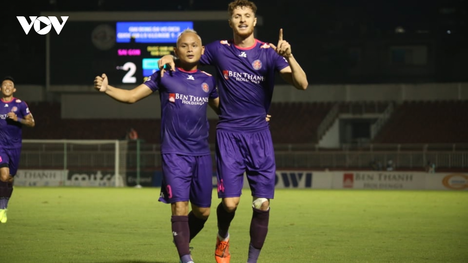 Quốc Phương mở tỷ số ngay giây 34, Sài Gòn FC đè bẹp Nam Định