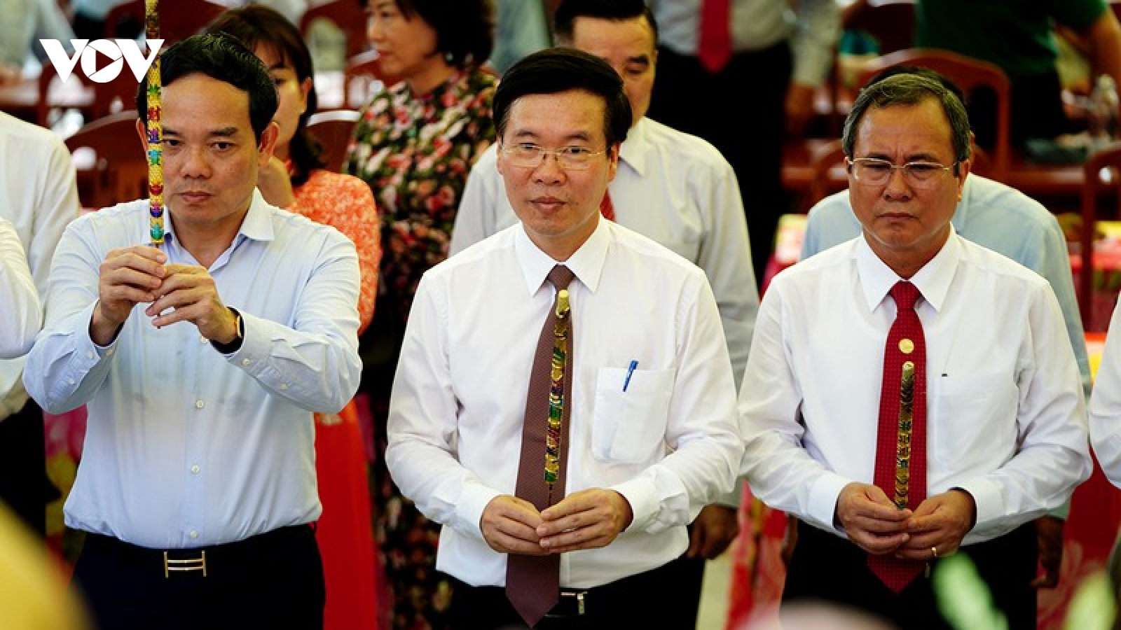 Ông Võ Văn Thưởng dự kỷ niệm 90 năm ngành Tuyên giáo tại Tây Ninh