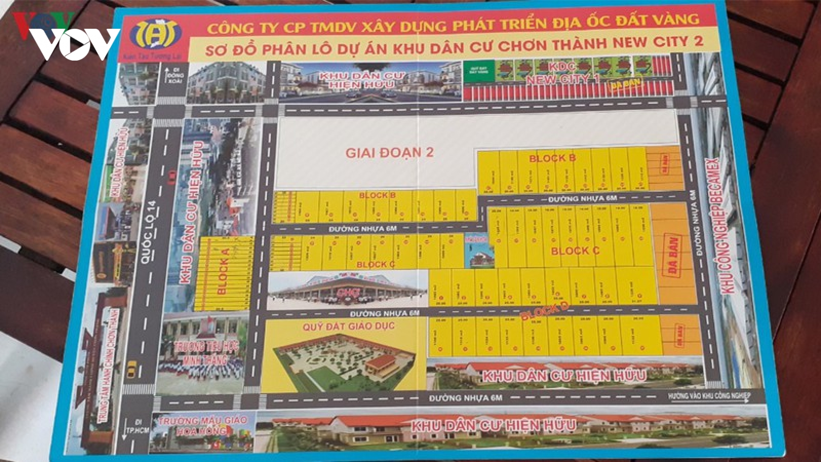 Khách hàng “ăn quả lừa” từ Công ty Địa ốc Đất Vàng ở Bình Dương
