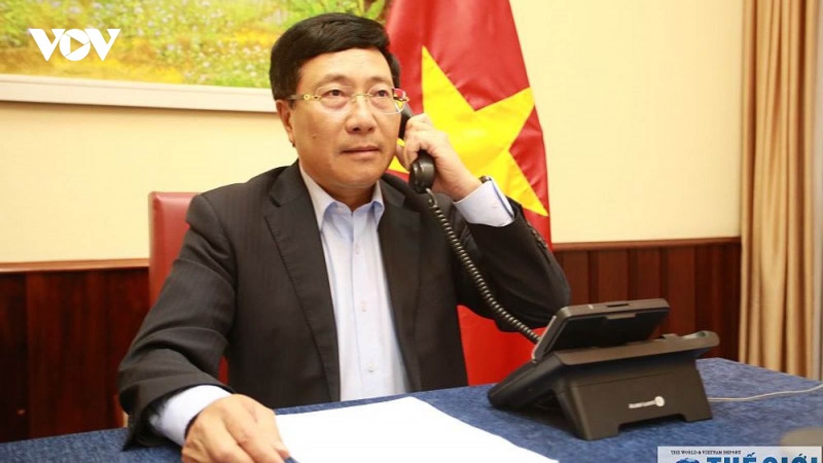 Phó Thủ tướng, Bộ trưởng Bộ Ngoại giao điện đàm với Ngoại trưởng Saudi Arabia