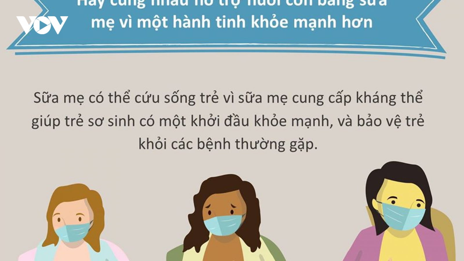 Hưởng ứng tuần lễ “Nuôi con bằng sữa mẹ” trong bối cảnh dịch Covid-19