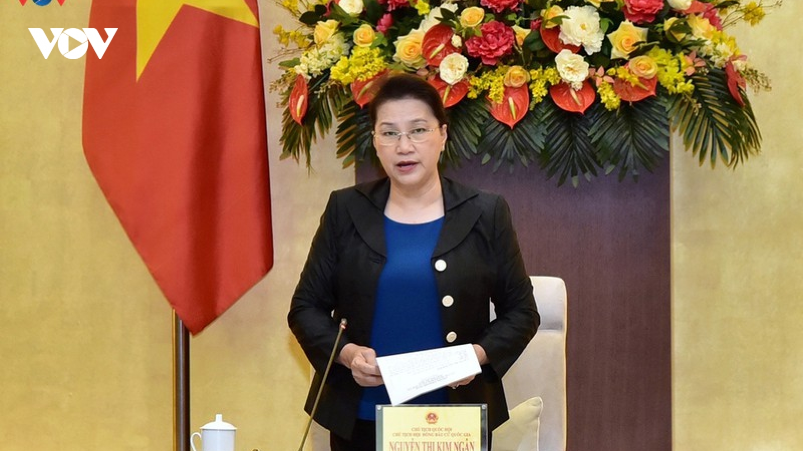 Chủ tịch Quốc hội chủ trì phiên họp thứ nhất Hội đồng Bầu cử Quốc gia