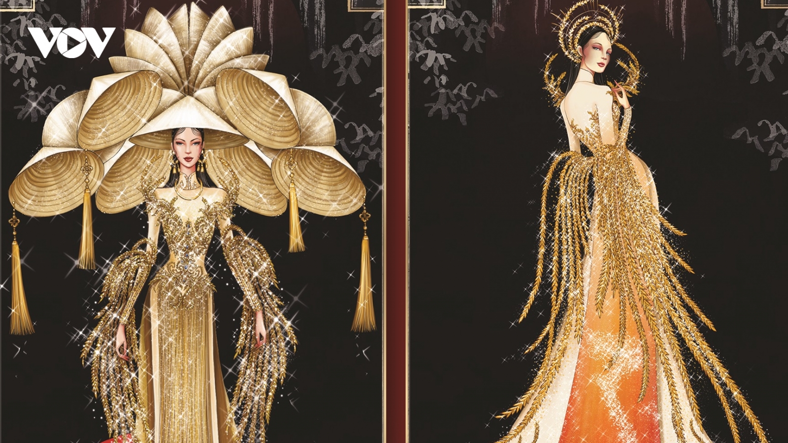 Top 8 cuộc thi thiết kế trang phục dân tộc cho Hoa hậu Khánh Vân tại Miss Universe