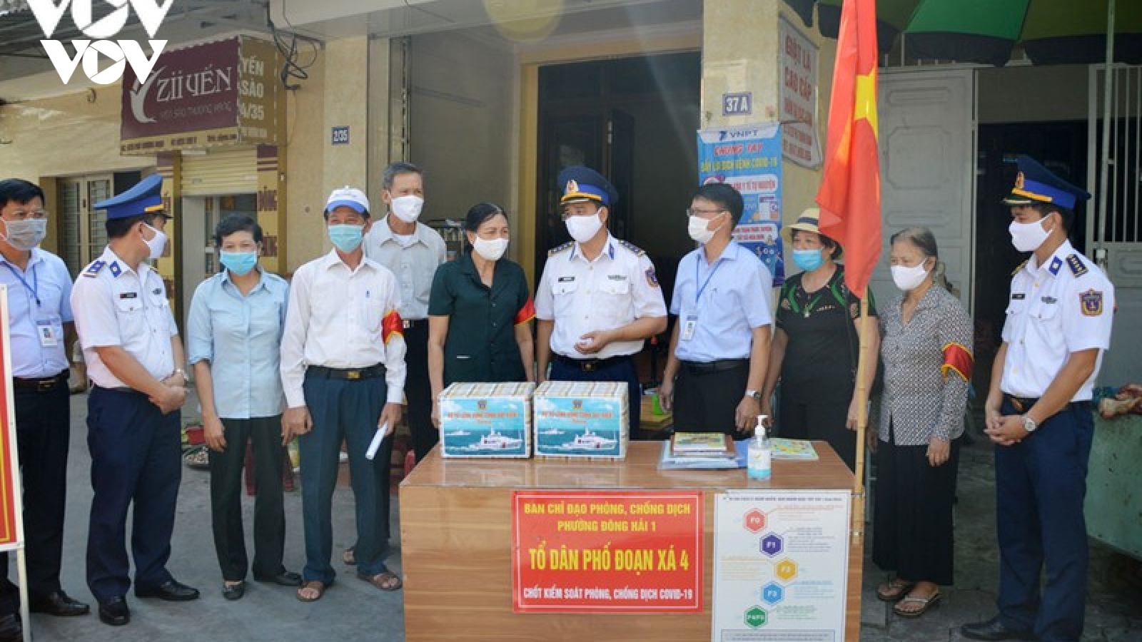 Vùng Cảnh sát biển 1 đồng hành cùng tuyến đầu phòng chống dịch Covid-19