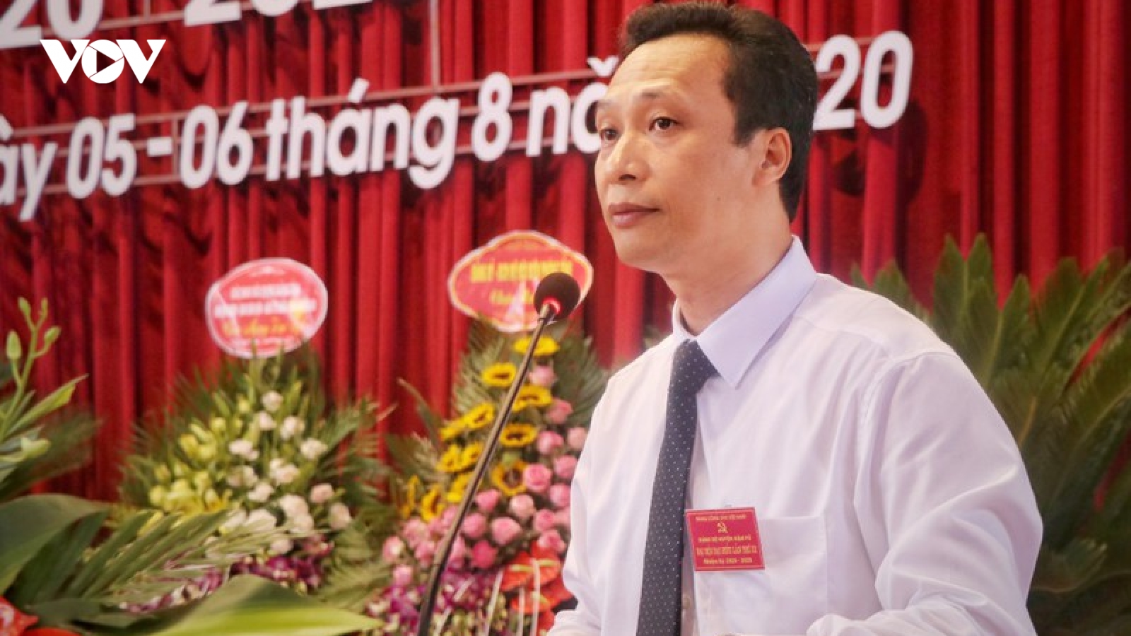 Ông Lê Khánh Hoà tiếp tục được bầu giữ chức Bí thư Huyện ủy Nậm Pồ