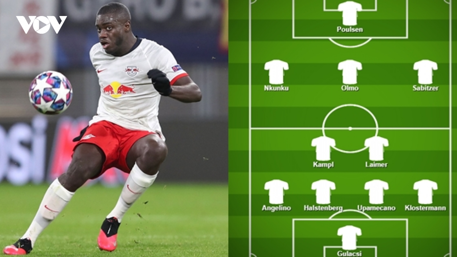 Đội hình dự kiến của Leipzig trước PSG: Upamecano là tâm điểm chú ý