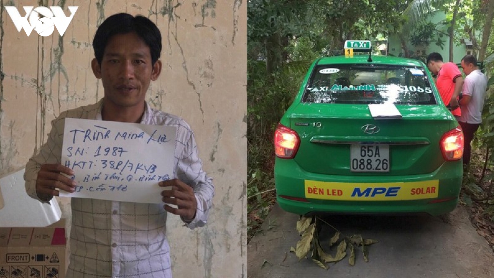 Siết cổ nữ lái xe taxi để cướp tài sản