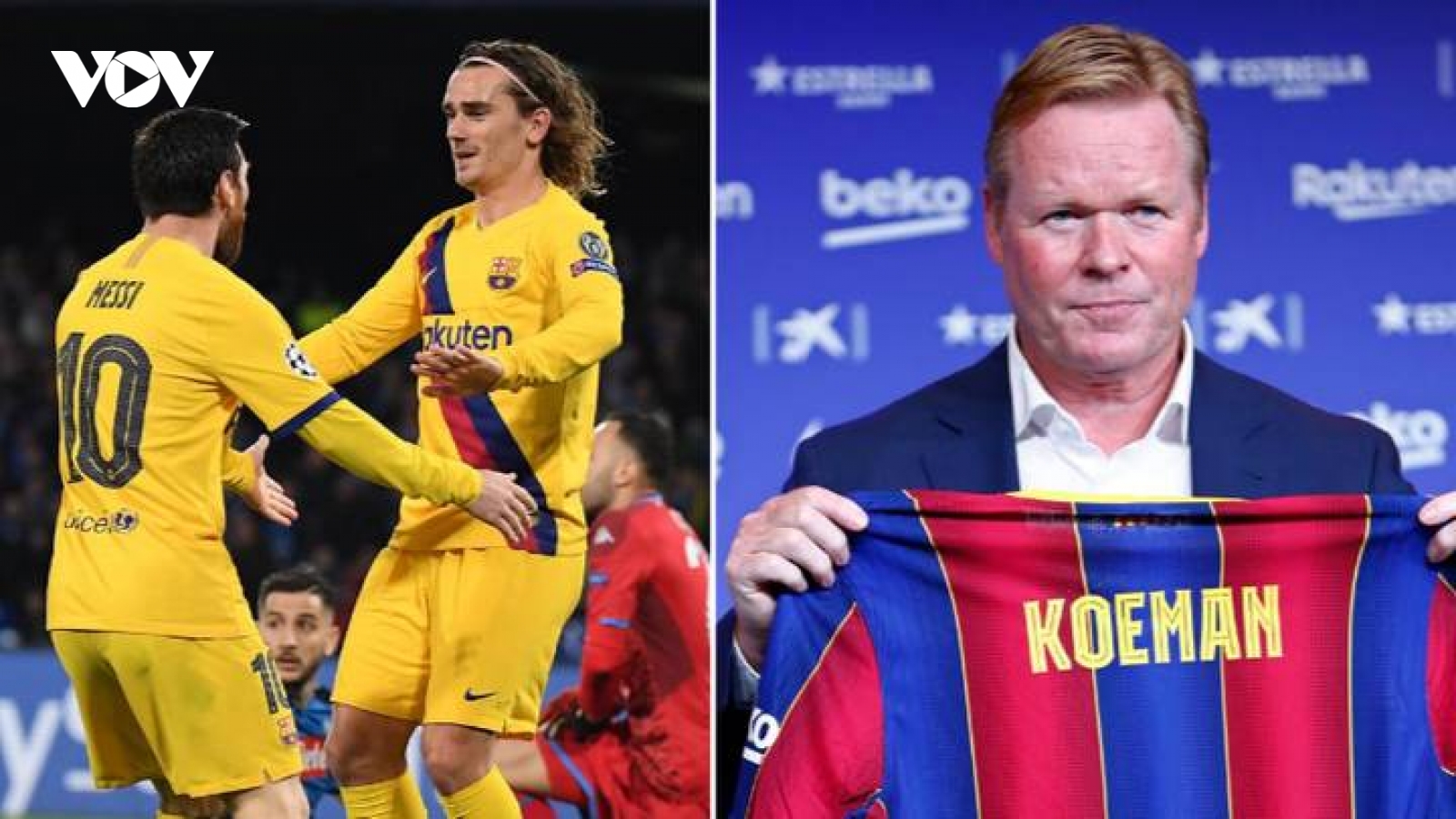 Barca sẽ xây dựng lối chơi xoay quanh Griezmann, dù Messi ở lại hay ra đi