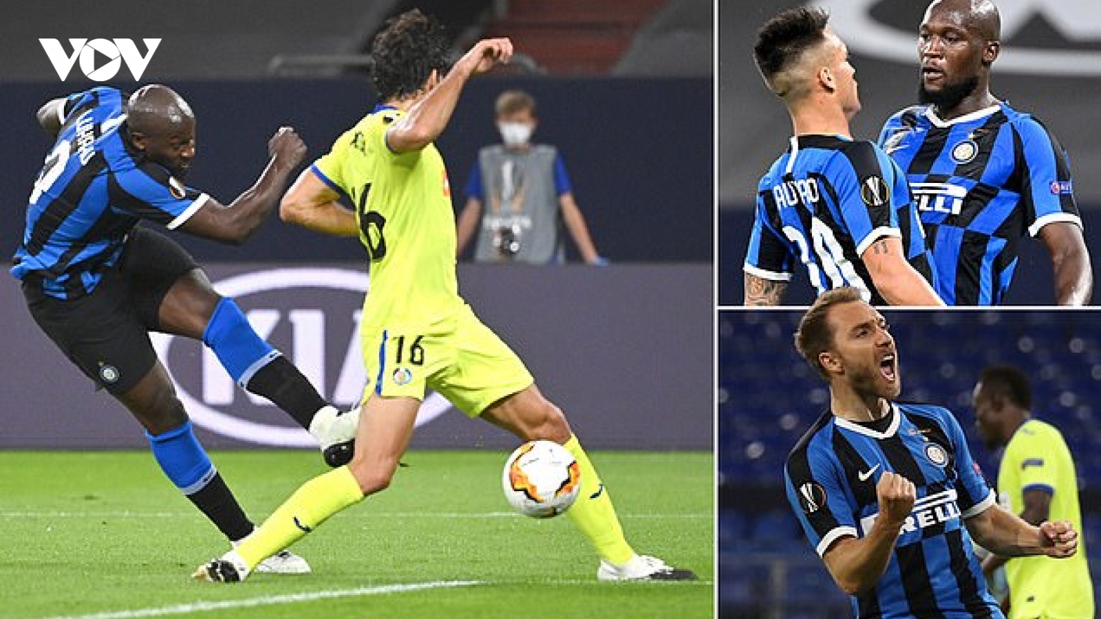 Romelu Lukaku đưa Inter Milan nối gót MU vào tứ kết Europa League