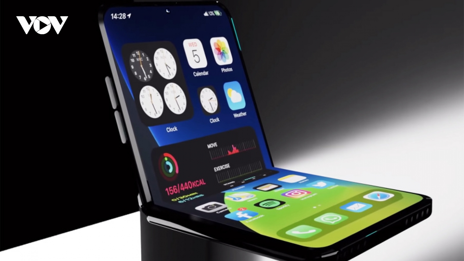 iPhone màn hình gập của Apple trông như thế nào?