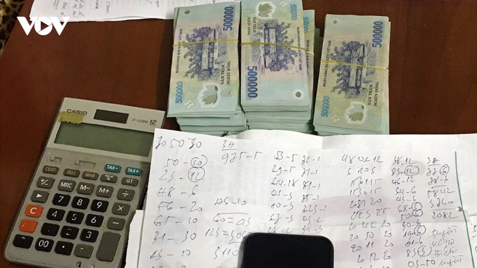 Cà Mau: Phá 3 tụ điểm số đề, tạm giữ trên 360 triệu đồng