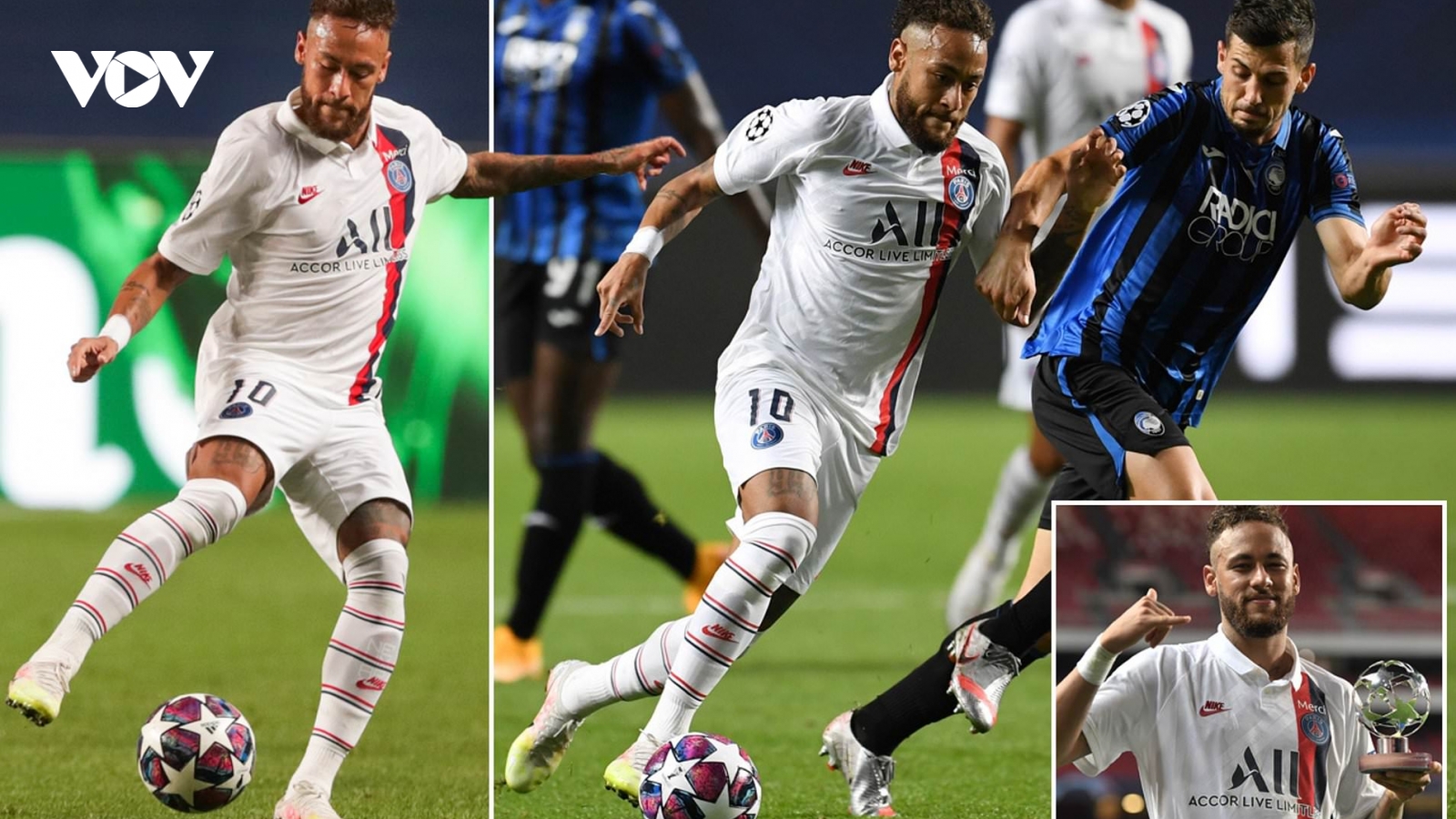 Tỏa sáng trước Atalanta, Neymar cân bằng kỷ lục tồn tại 12 năm của Messi
