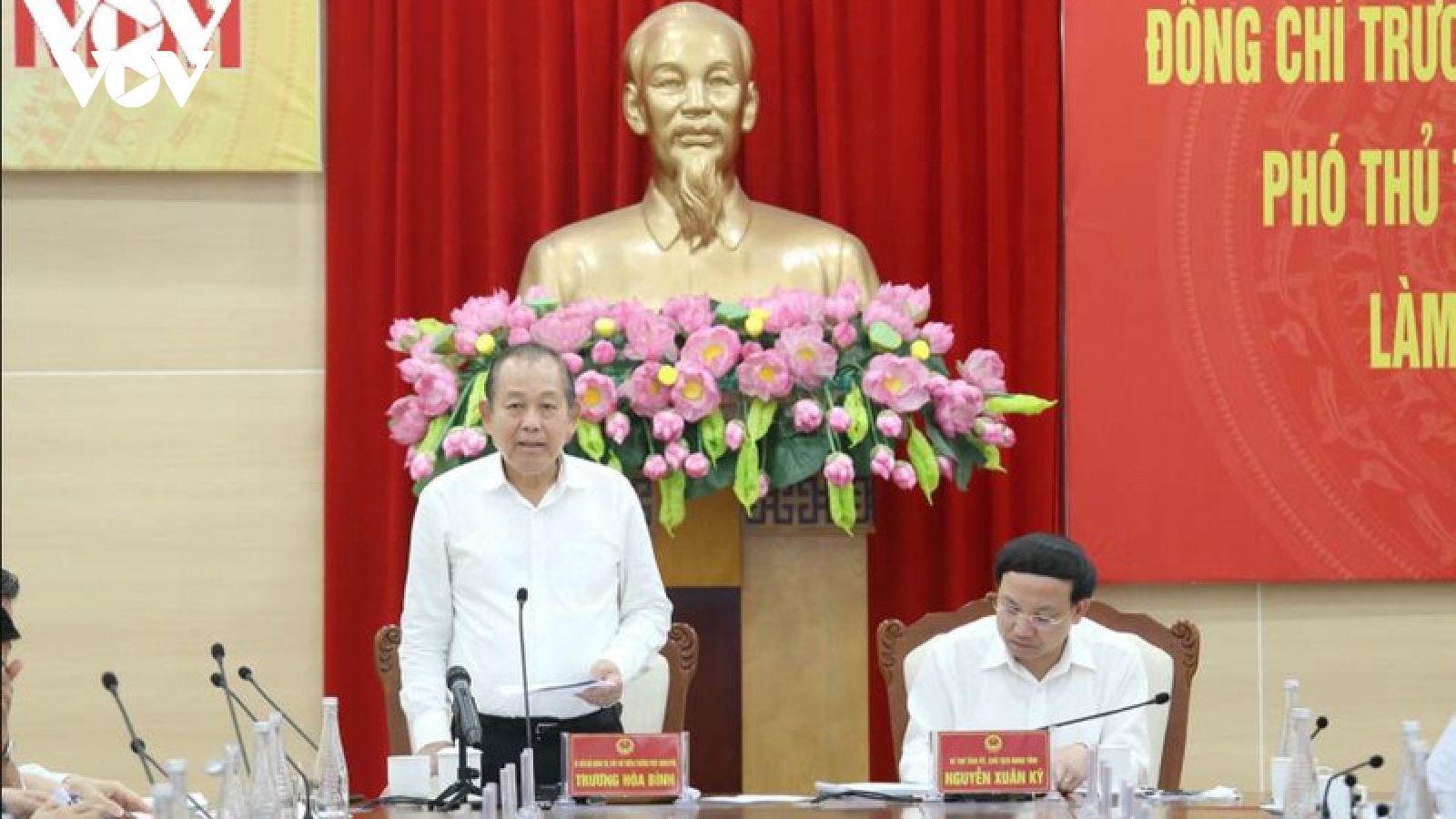 Phó Thủ tướng Thường trực Trương Hòa Bình làm việc với tỉnh Quảng Ninh