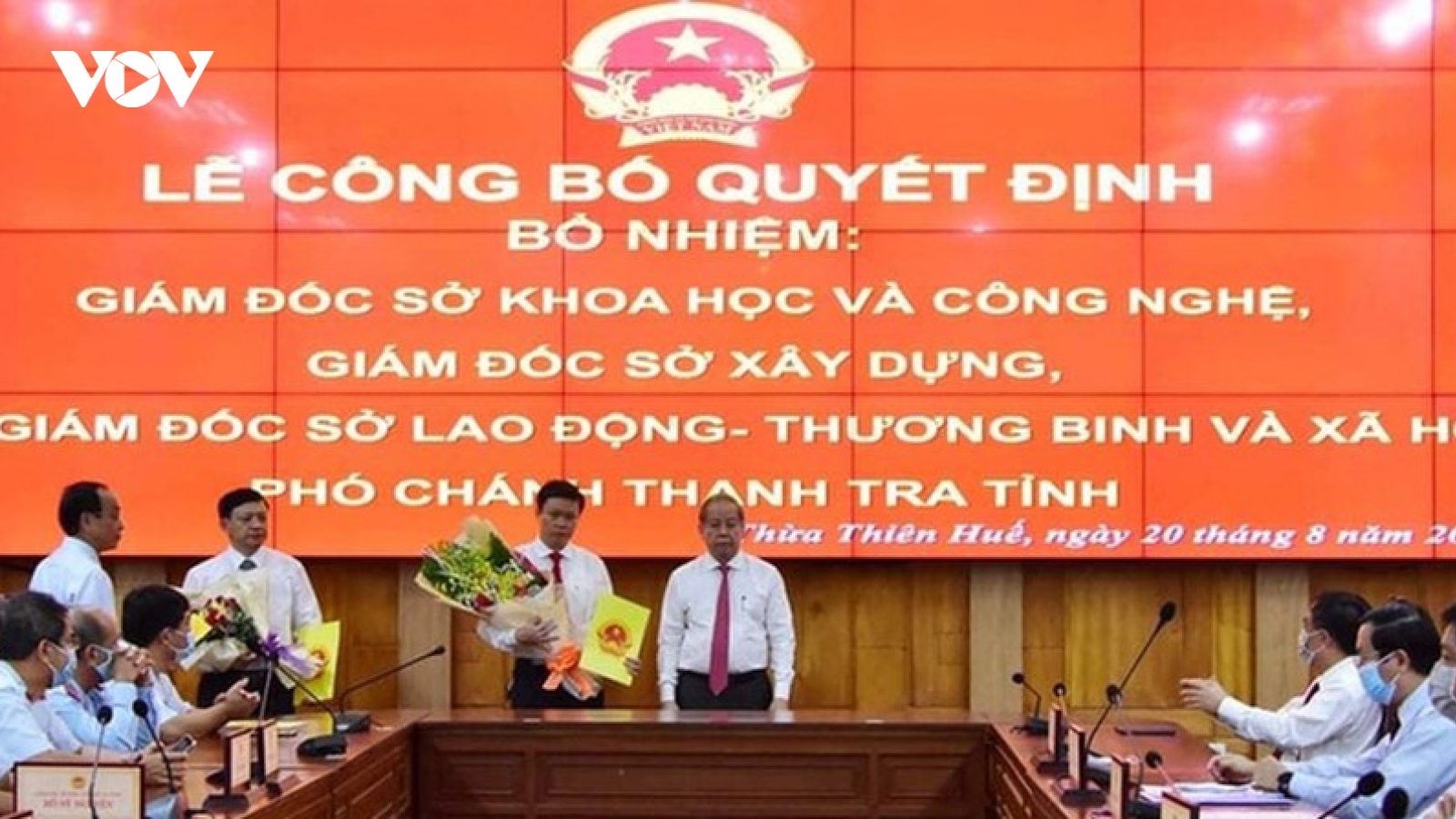 Thừa Thiên Huế bổ nhiệm cán bộ chủ chốt 4 sở, ngành