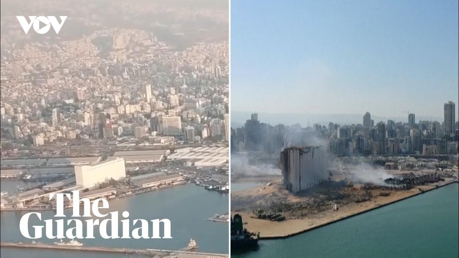 Video: Hình ảnh trước và sau vụ nổ kinh hoàng ở Beirut (Lebanon)
