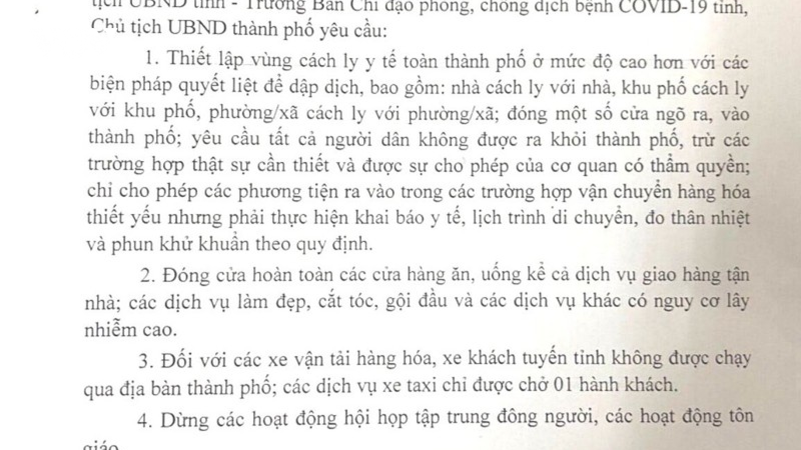 TP Hải Dương thêm các biện pháp cấp bách phòng, chống dịch bệnh Covid-19 ​