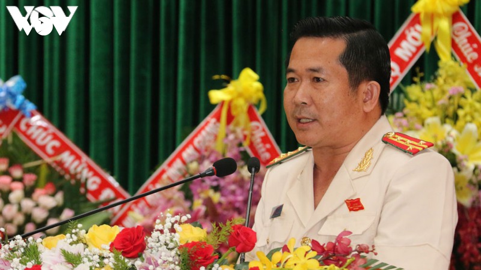 Đại tá Đinh Văn Nơi tái đắc cử Bí thư Đảng ủy Công an tỉnh An Giang