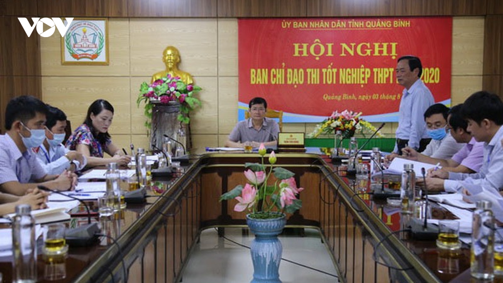 Miền Trung vừa chuẩn bị kỳ thi tốt nghiệp THPT, vừa phòng chống dịch