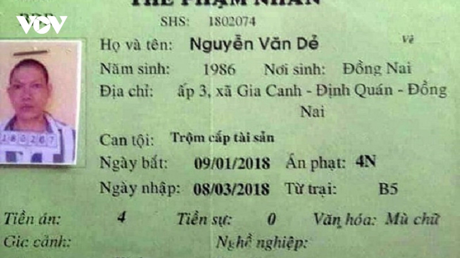 Truy tìm phạm nhân trại Z30D phá còng trốn khỏi bệnh viện