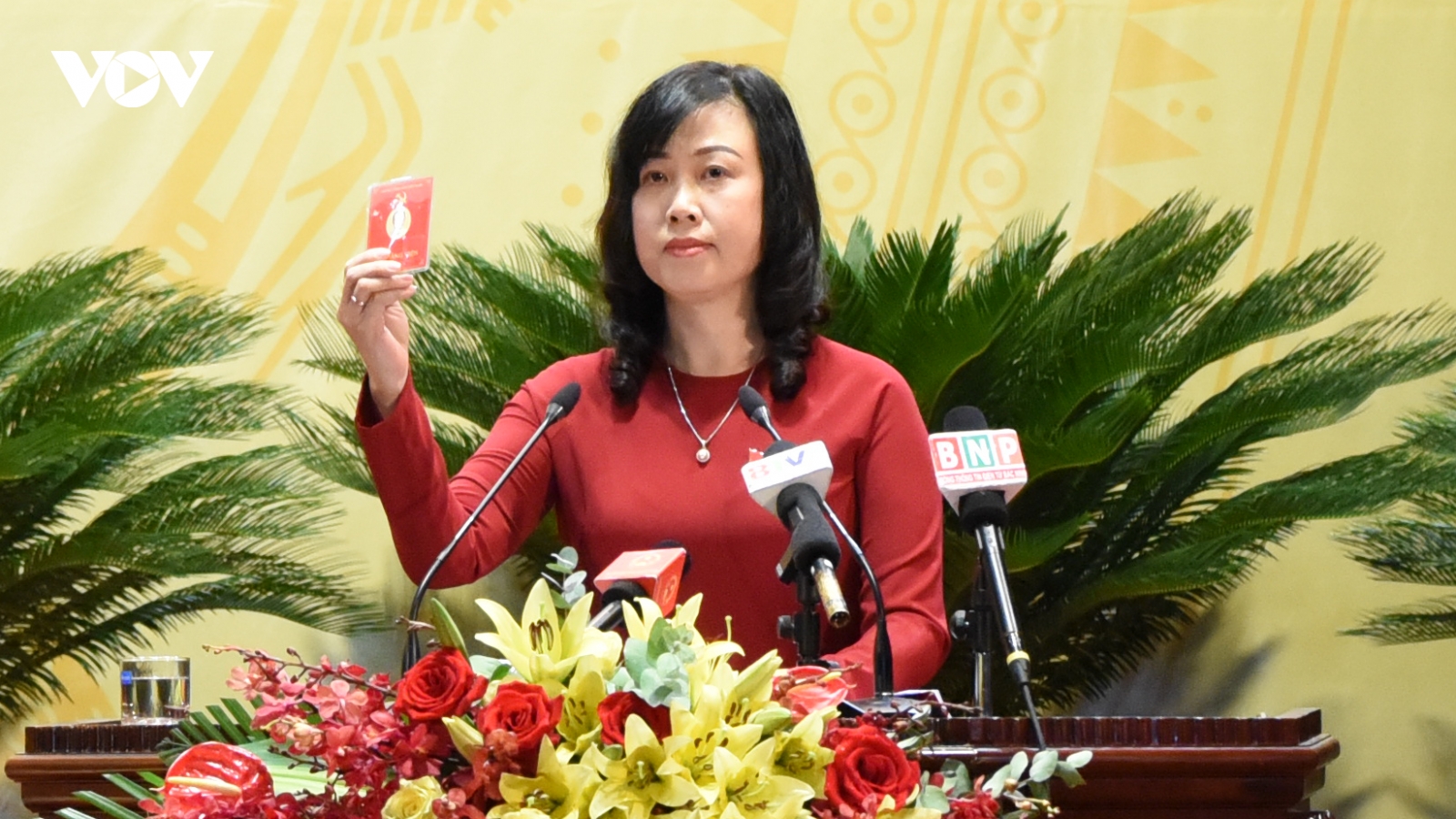 Bà Đào Hồng Lan được bầu giữ chức Bí thư Tỉnh ủy Bắc Ninh nhiệm kỳ 2020-2025