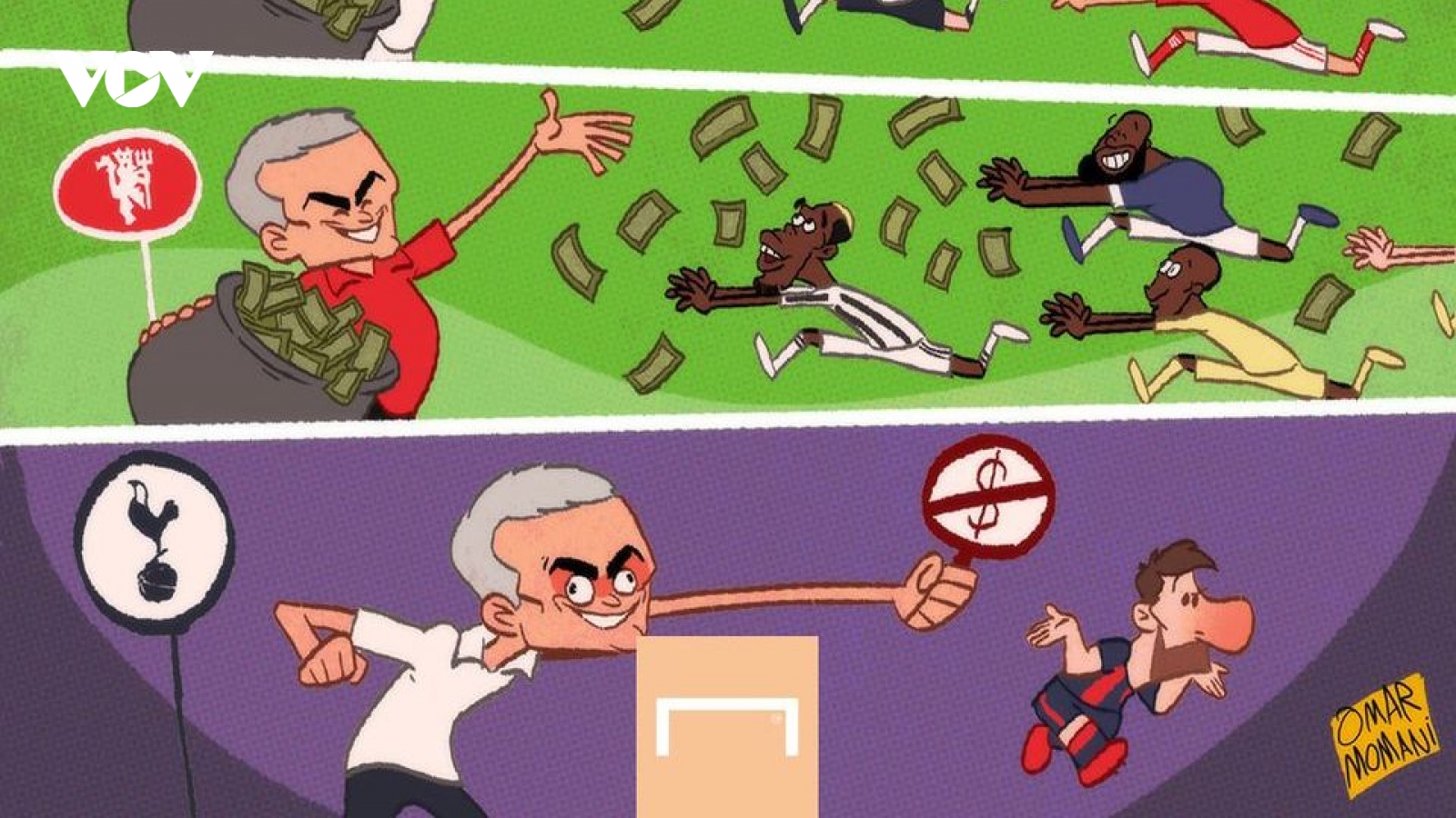 Biếm họa 24h: Tottenham và Mourinho "nói không" với Messi