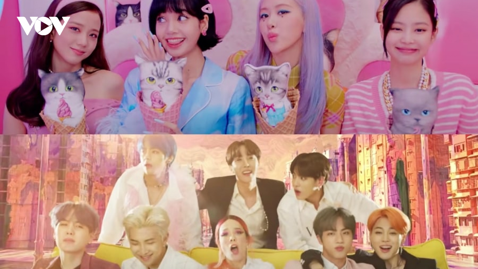 Điểm danh những màn kết hợp đình đám giữa thần tượng K-Pop và loạt sao quốc tế