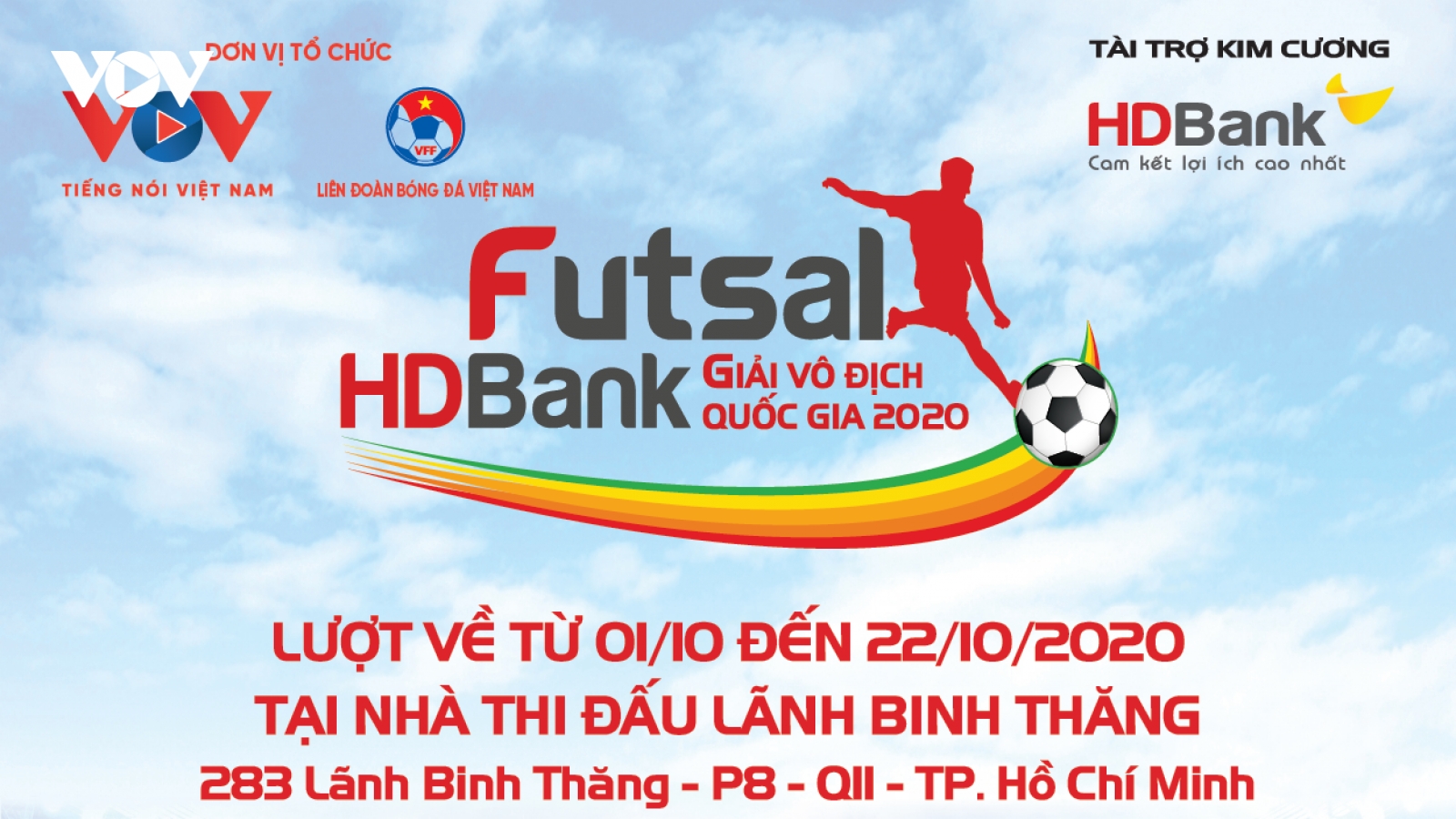 Lịch thi đấu lượt về giải Futsal HDBank VĐQG 2020