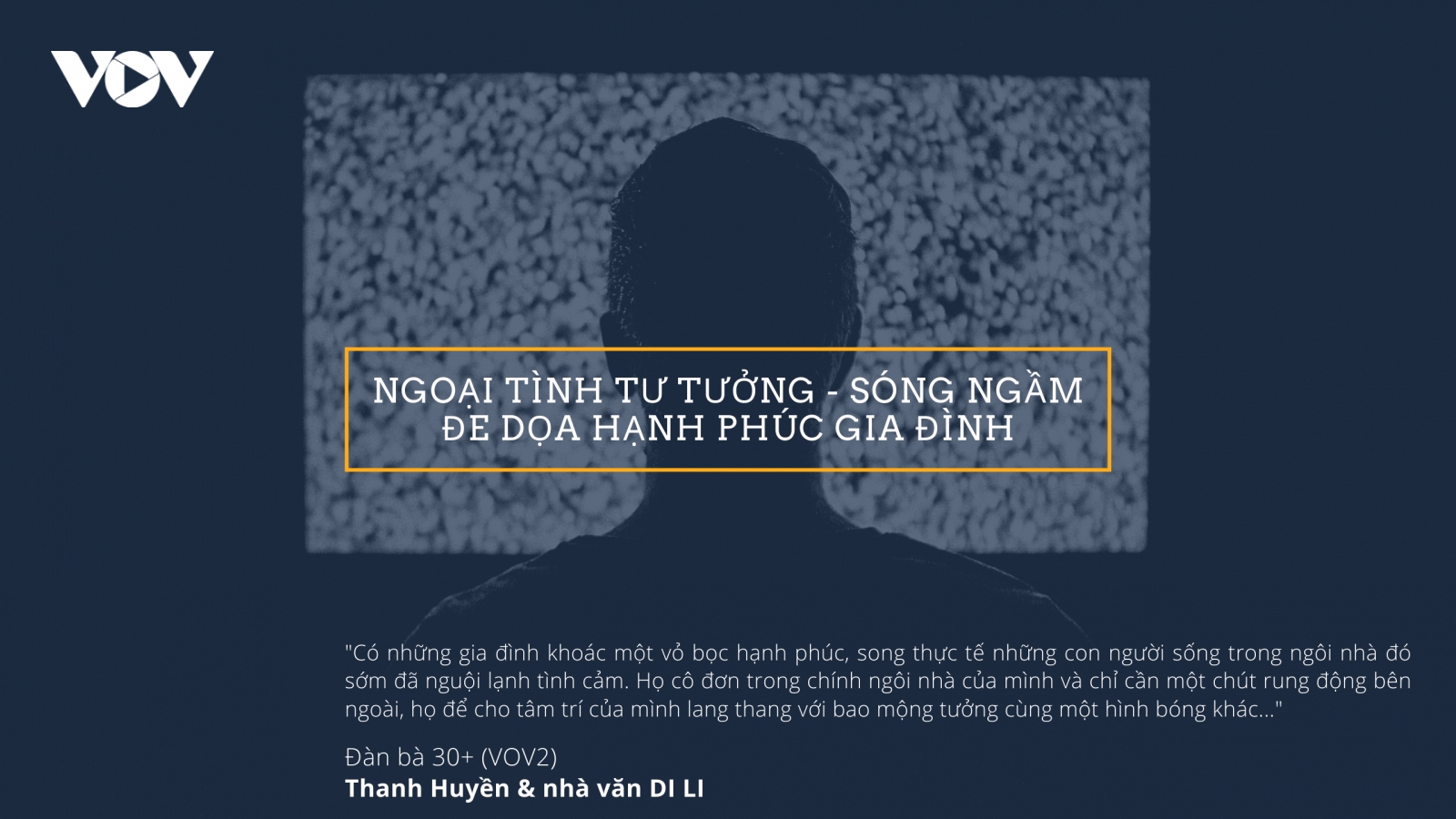 Ngoại tình tư tưởng - Sóng ngầm đe dọa hạnh phúc gia đình