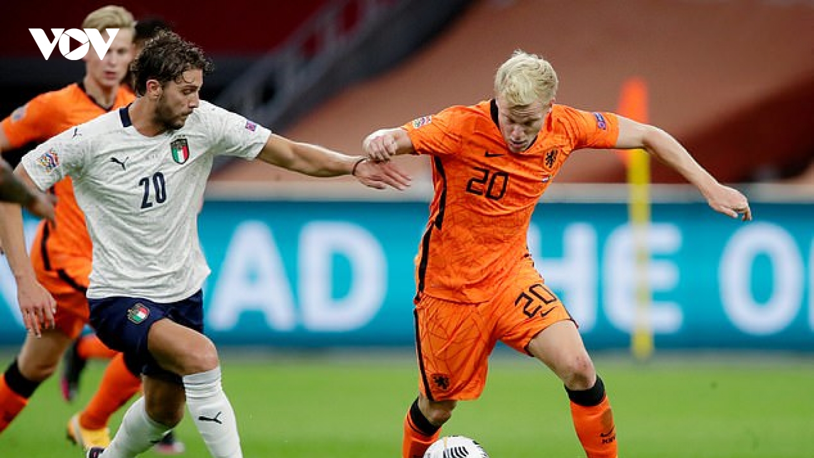 UEFA Nations League: Tân binh MU bất lực nhìn Hà Lan thất thủ 0-1 trước Italia trên sân nhà